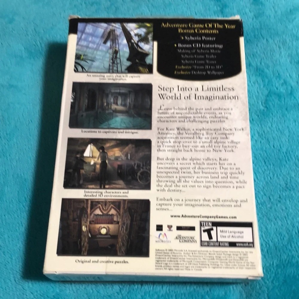 Syberia for PC
